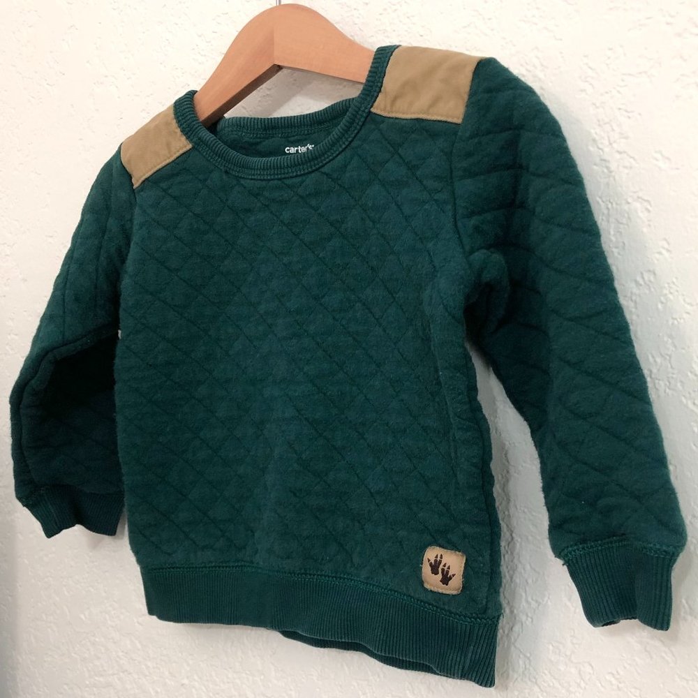 ---Sweater BUNDLE-- 2X -----: 24mo hipster: Quilted and striped sweater